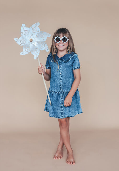Blaue YOUR WISHES Minikleid KENDALL CHAMBRAY - large