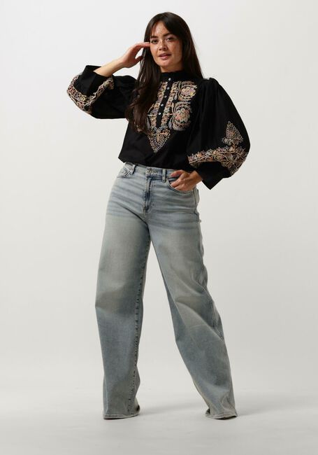 Schwarze ANTIK BATIK Blusen NEIL BLOUSE - large