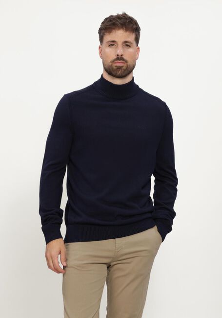 Dunkelblau BOSS ORANGE Rollkragenpullover AVAC - large