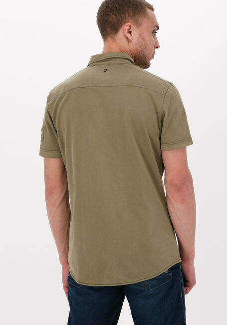 Olive PME LEGEND Casual-Oberhemd SHORT SLEEVE SHIRT CTN SINGLE JERSEY - large