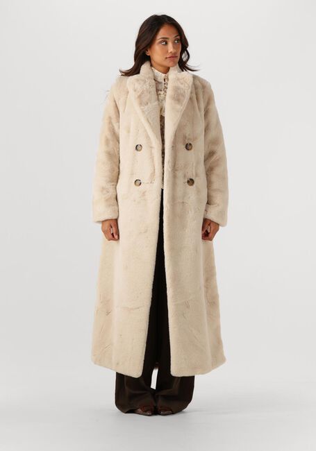 Ecru IBANA Fake-Fur-Jack CAMILLE - large
