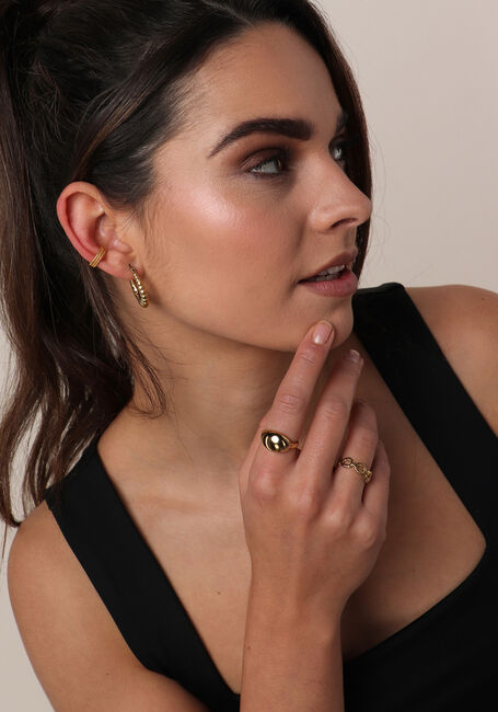 Goldfarbig NOTRE-V Ohrringe OMSS22-031 EARCUFF - large