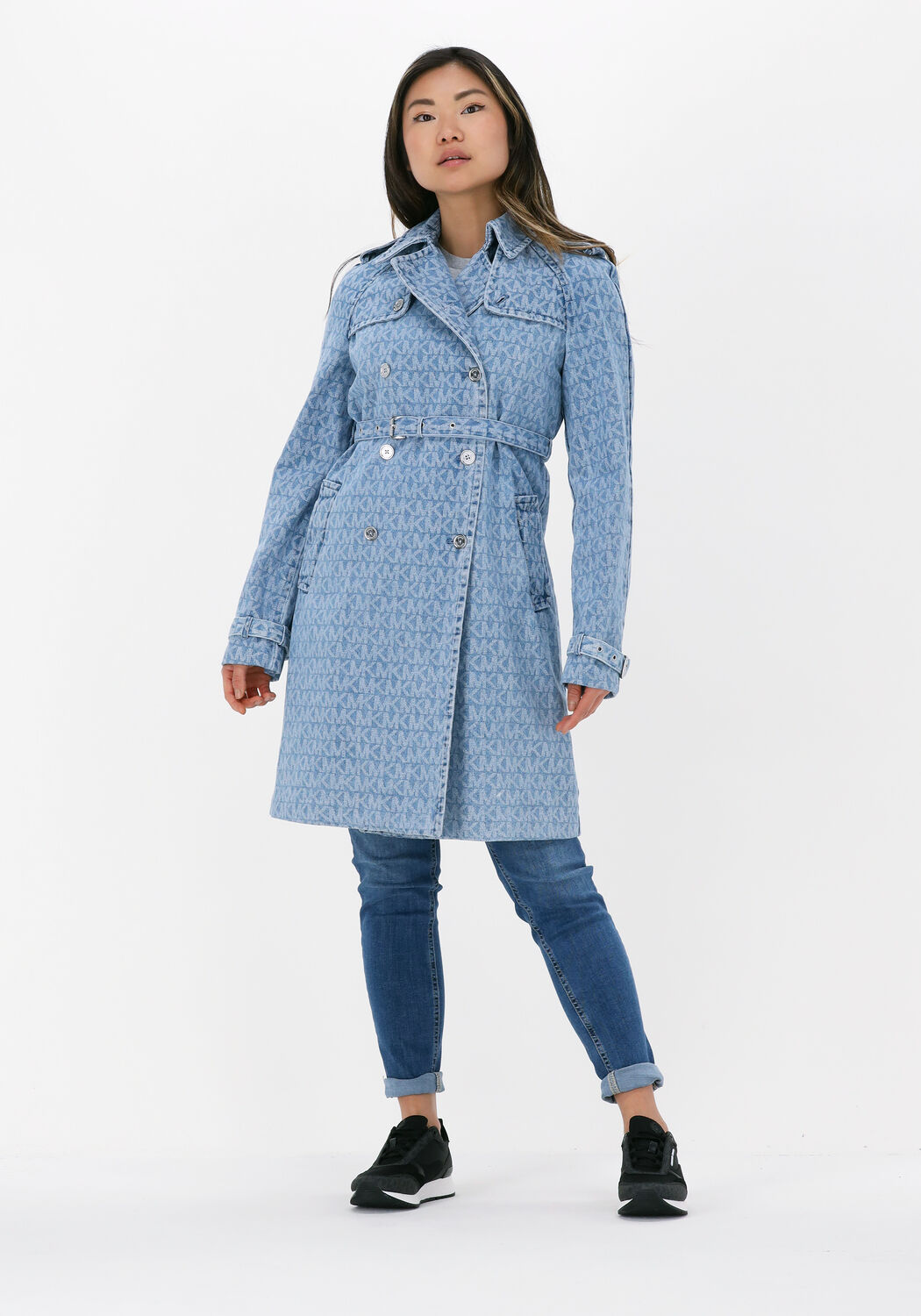 Michael kors mantel blau clearance