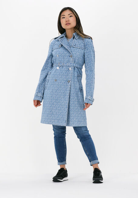 Blaue MICHAEL KORS  MK LOGO JCRD ECO TRENCH - large