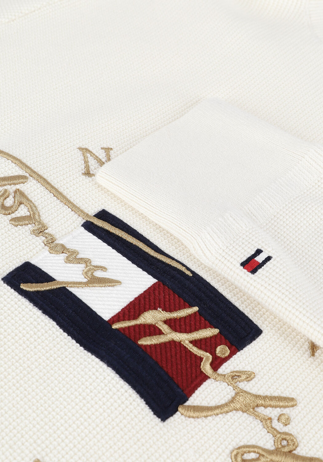 Nicht-gerade weiss TOMMY HILFIGER Rollkragenpullover ICON STRUCTURE ROLL NECK - large