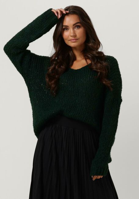 Grüne SIMPLE Pullover SASCHA V KNIT-MOHAIR-22-3 - large