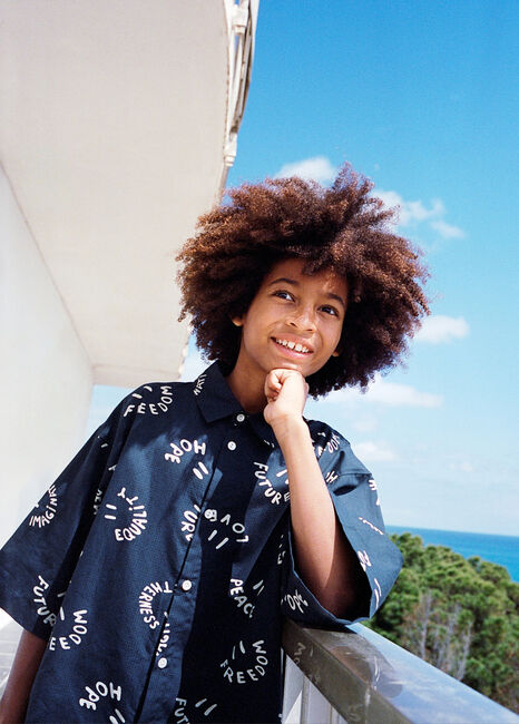 Schwarze MOLO Casual-Oberhemd RICHIE - large