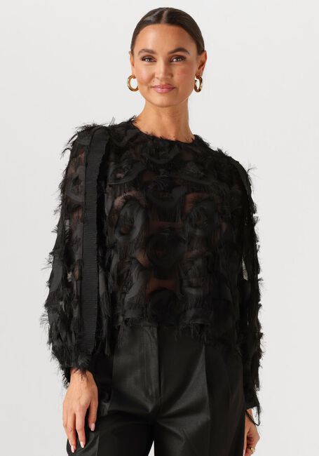 Schwarze CO'COUTURE Blusen SYRACC STRUCTURE BLOUSE - large