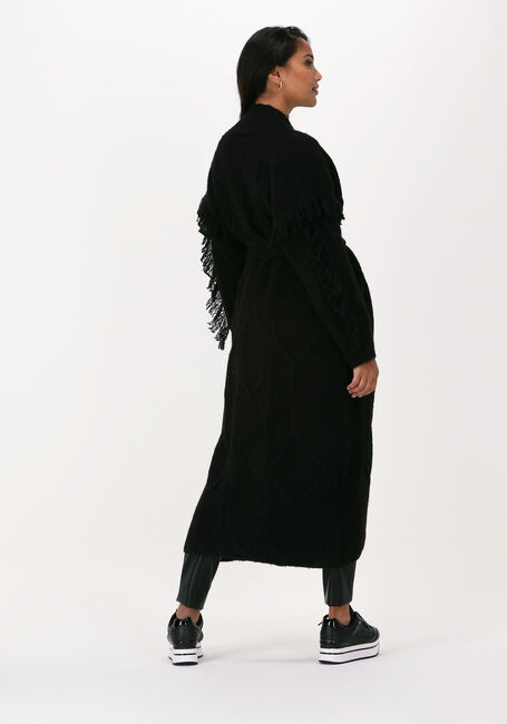 Schwarze SILVIAN HEACH Strickjacke LONG CARDIGAN CLEVELAND - large