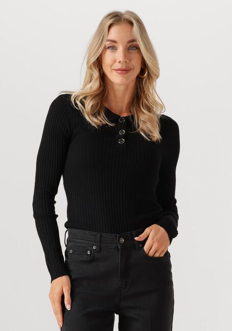 Schwarze AAIKO Pullover FLORES WO 310 - large
