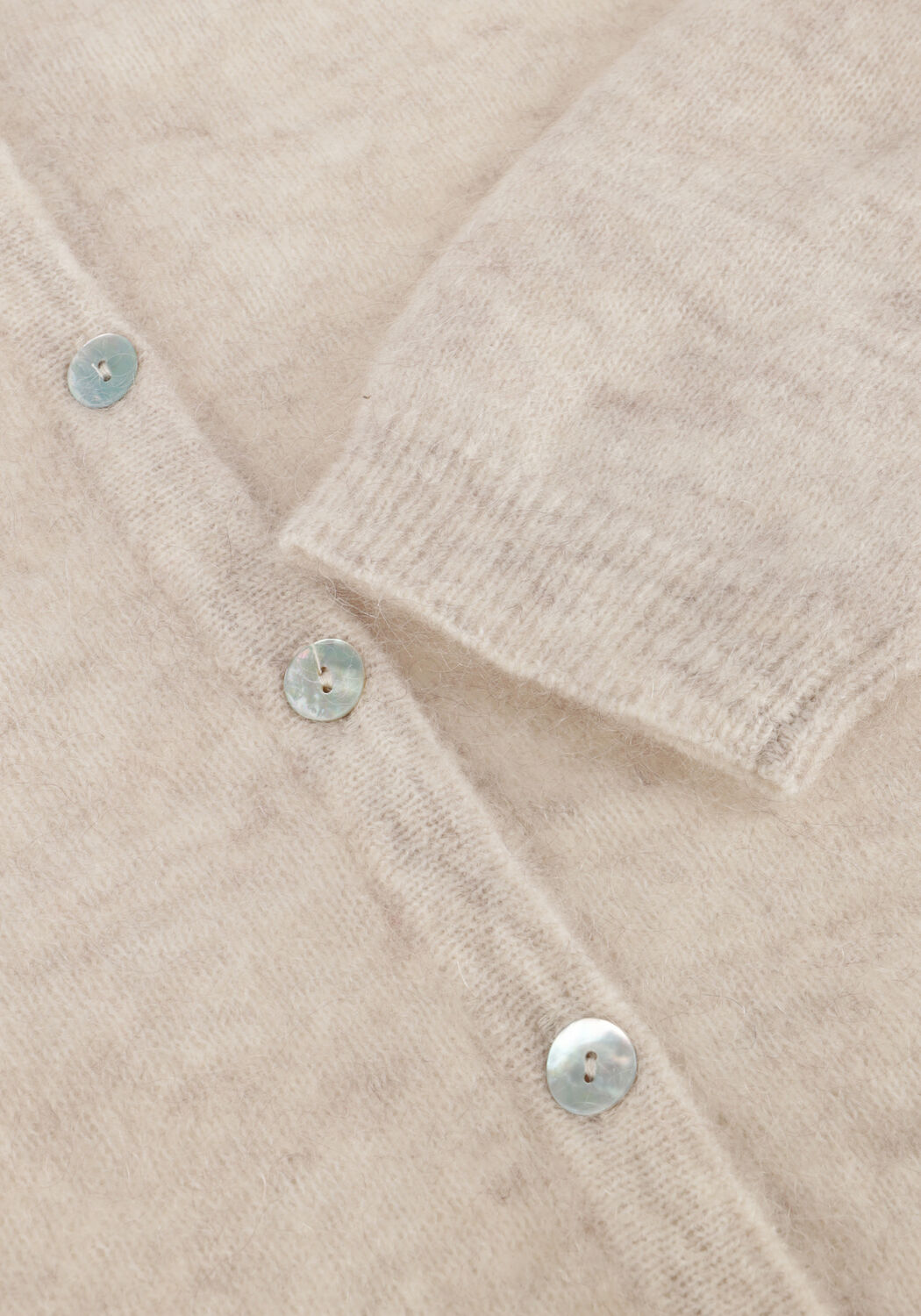 Creme STUDIO ANNELOES Pullover BIBI MOHAIR CARDIGAN - large