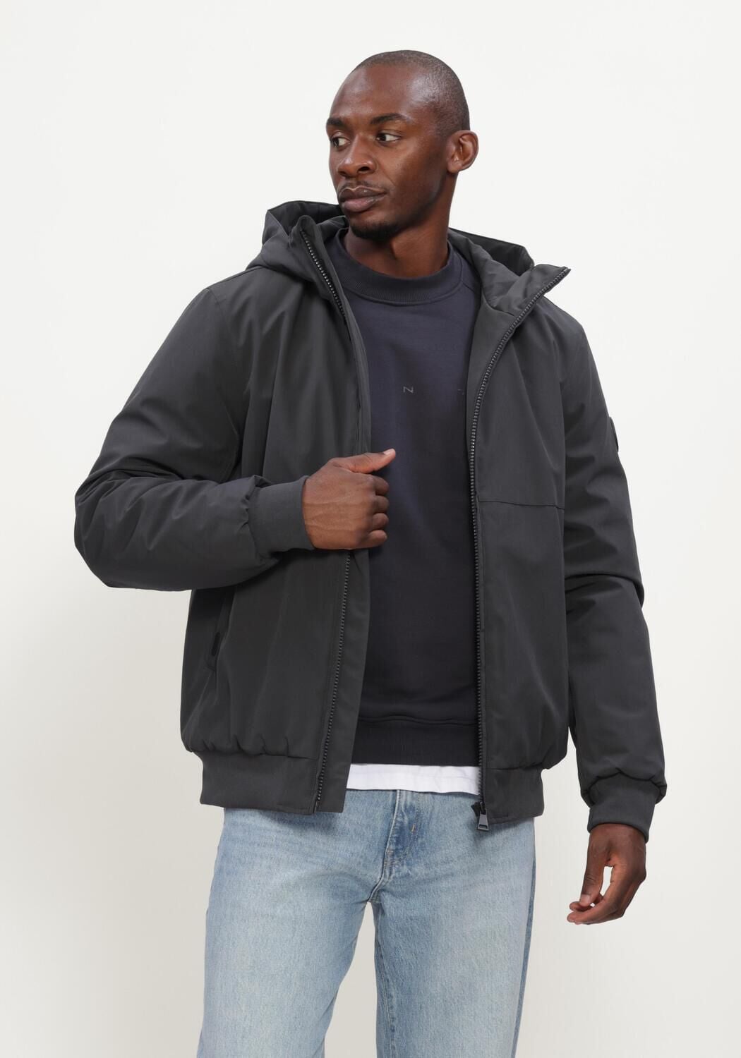 Graue AIRFORCE Jack PADDED BOMBER - large
