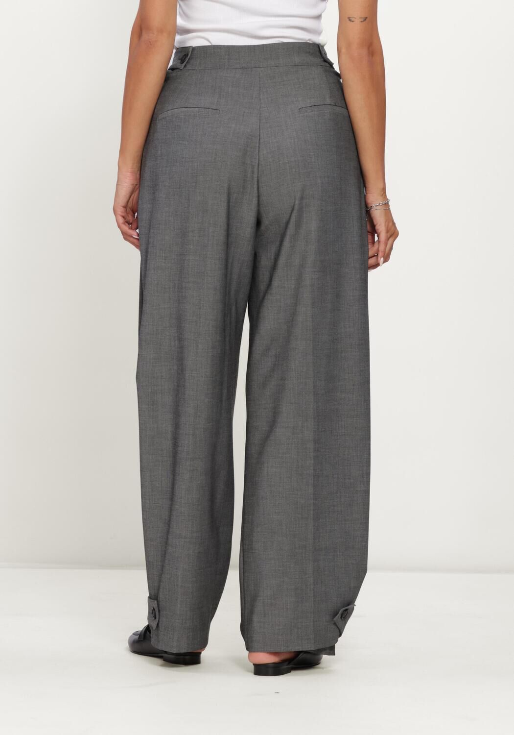 Dunkelgrau CO'COUTURE Weite Hose JACKYCC PLEAT PANT - large