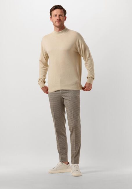 Beige SCOTCH & SODA Sweatshirt DROPPED SHOULDER MOCK NECK - large