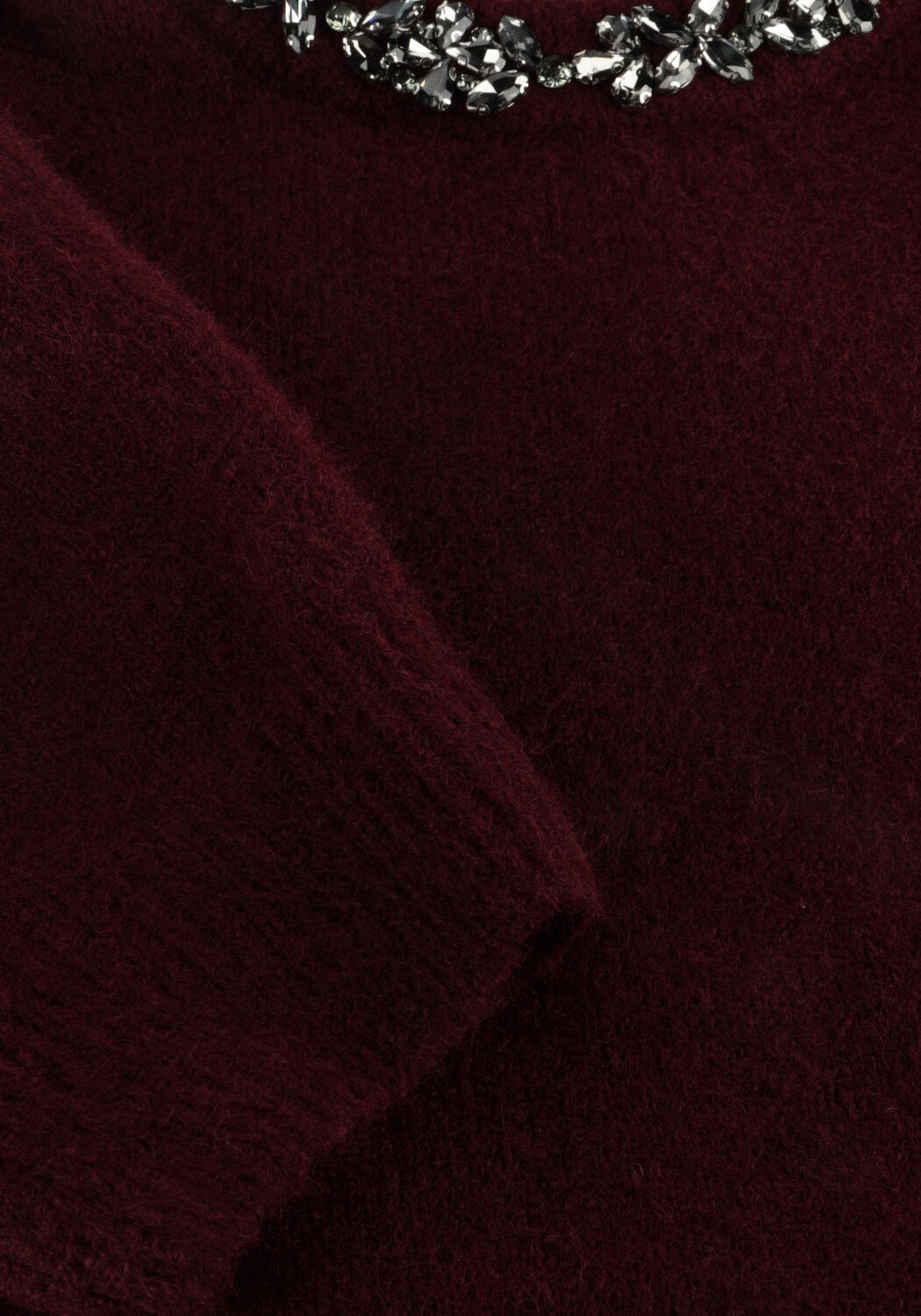 Bordeaux NEO NOIR Pullover MAIA STONE KNIT BLOUSE - large