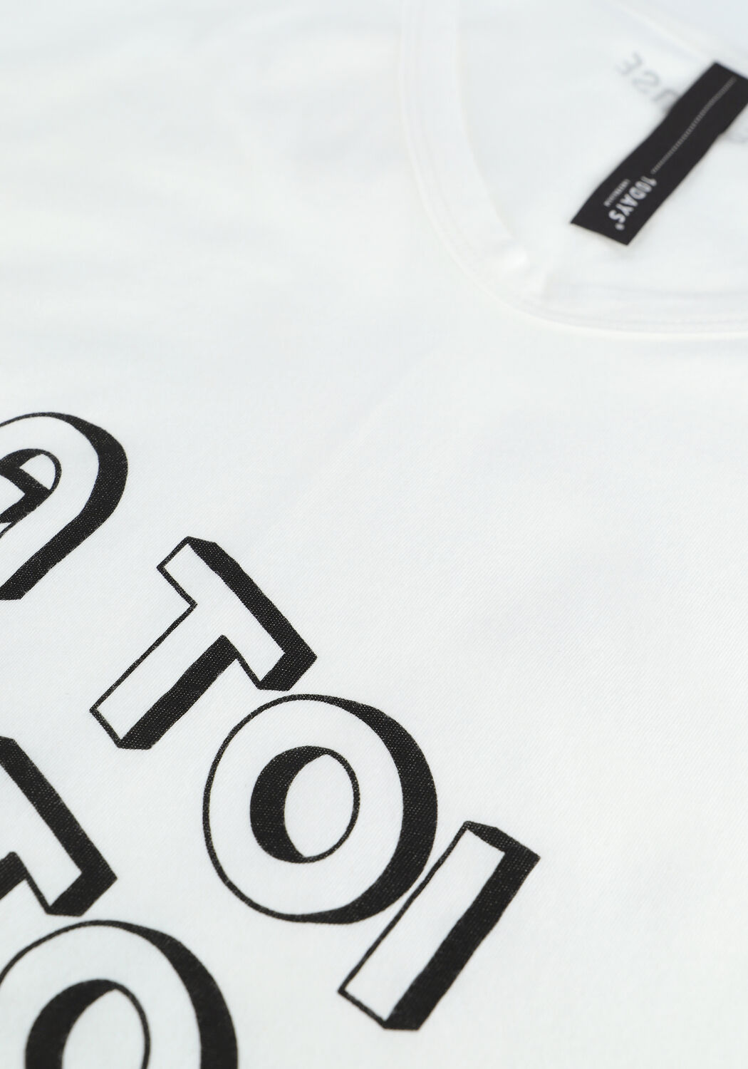 Wei&szlig;e 10DAYS T-shirt TEE A TOI - large