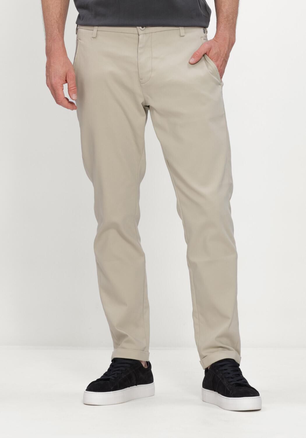 Sand CAST IRON Lange Hosen CYLAS TAPERED CHINO MEGDA POWER - large