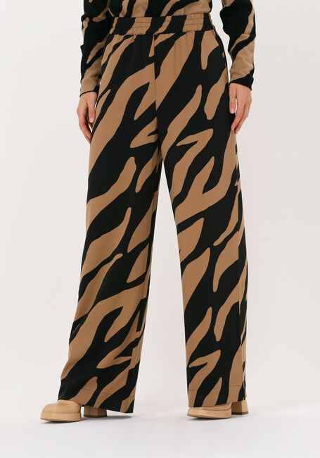 Camelfarbene GESTUZ Weite Hose BOTHILDEGZ HW PANTS - large