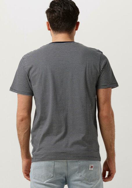 Blaue SELECTED HOMME T-shirt SLHASPEN STRIPE SS O-NECK TEE NOOS - large