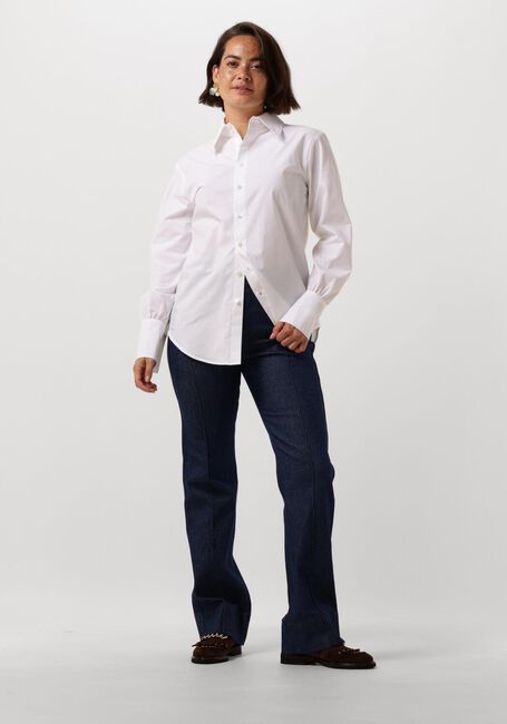 Weiße VANILIA Blusen CLASSIC POPLIN BLOUSE - large