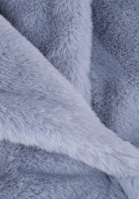 Blaue NOTRE-V Fake-Fur-Jack FUR COAT SHORT - large