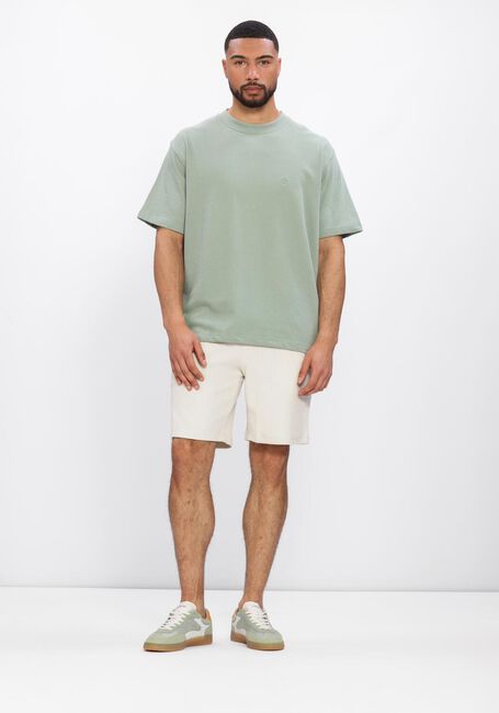 Beige DSTREZZED Kurze Hose LOGAN WAFFLE SWEATSHORT - large