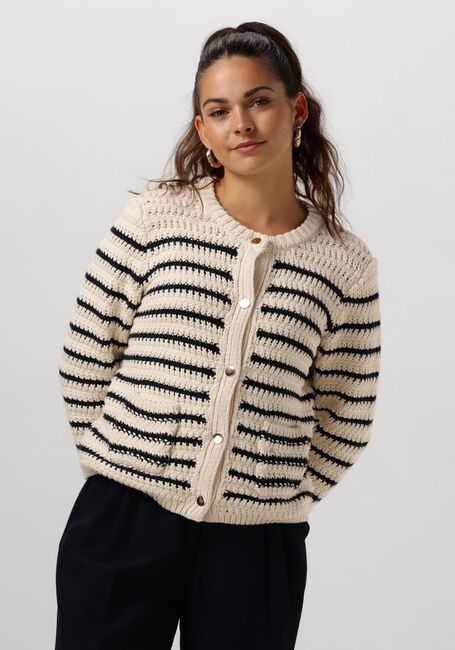 Blaue NEO NOIR Strickjacke PAULA KNIT CARDIGAN - large