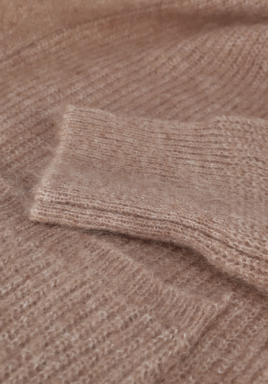 Camelfarbene SELECTED WOMEN Strickjacke SLFLULU LS KNIT LONG CARDIGAN - large