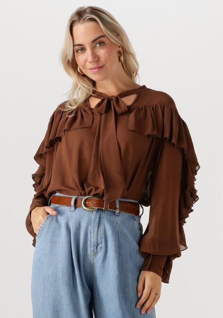 Braune NOTRE-V Blusen NV-GLENDA - large
