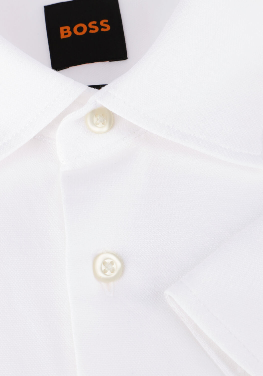 Wei&szlig;e BOSS ORANGE Klassisches Oberhemd MYSOFT - large