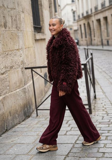 Bordeaux HARPER & YVE Fake-Fur-Jack STACY-JA - large