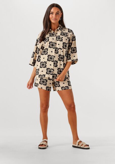 Beige OBJECT Blusen OBJELLA 3/4 SHIRT 138 - large