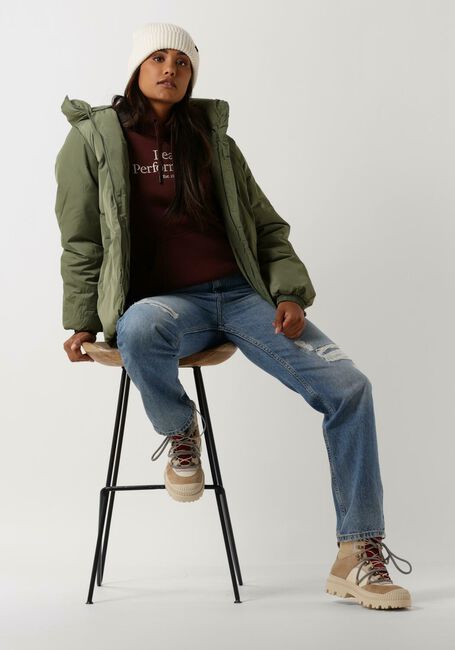 Grüne MSCH COPENHAGEN Wattierte Jack NORINA KAYSA HOOD JACKET - large