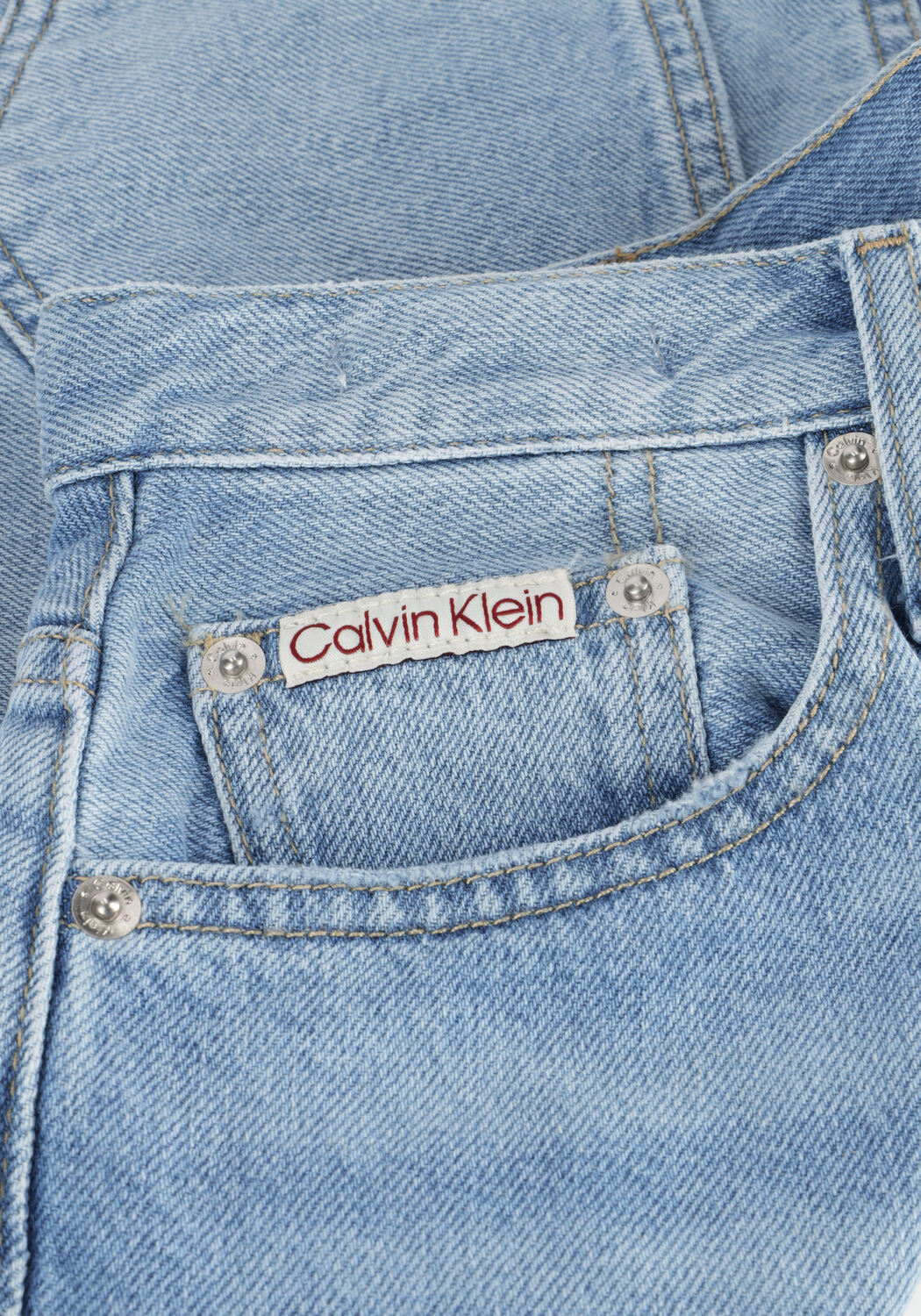 Hellblau CALVIN KLEIN Kurze Hosen MOM SHORT - large