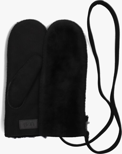 Schwarze UGG Handschuhe EXPOSED SHEEPSKIN MITTEN - large
