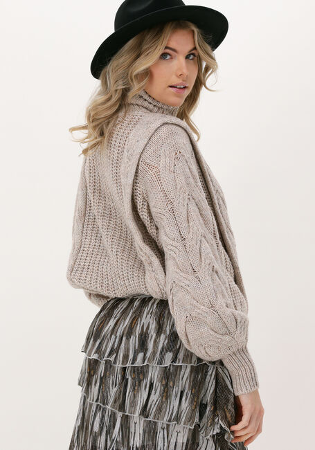 Beige OBJECT Pullover EVERLY L/S KNIT PULLOVER - large