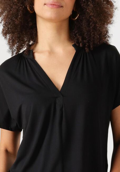 Schwarze MOS MOSH Top SHIRA TEE - large