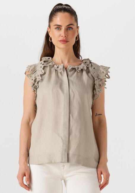 Beige COPENHAGEN MUSE Top NATULI SHIRT - large