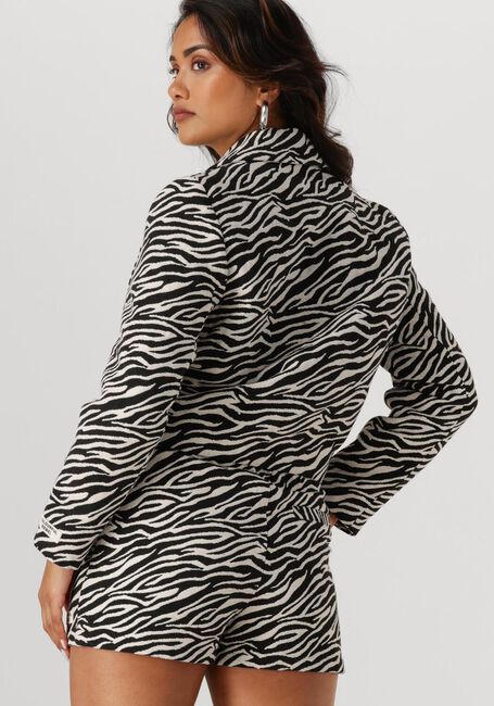 Graue COLOURFUL REBEL Blazer DENTE ZEBRA JACQUARD BLAZER - large