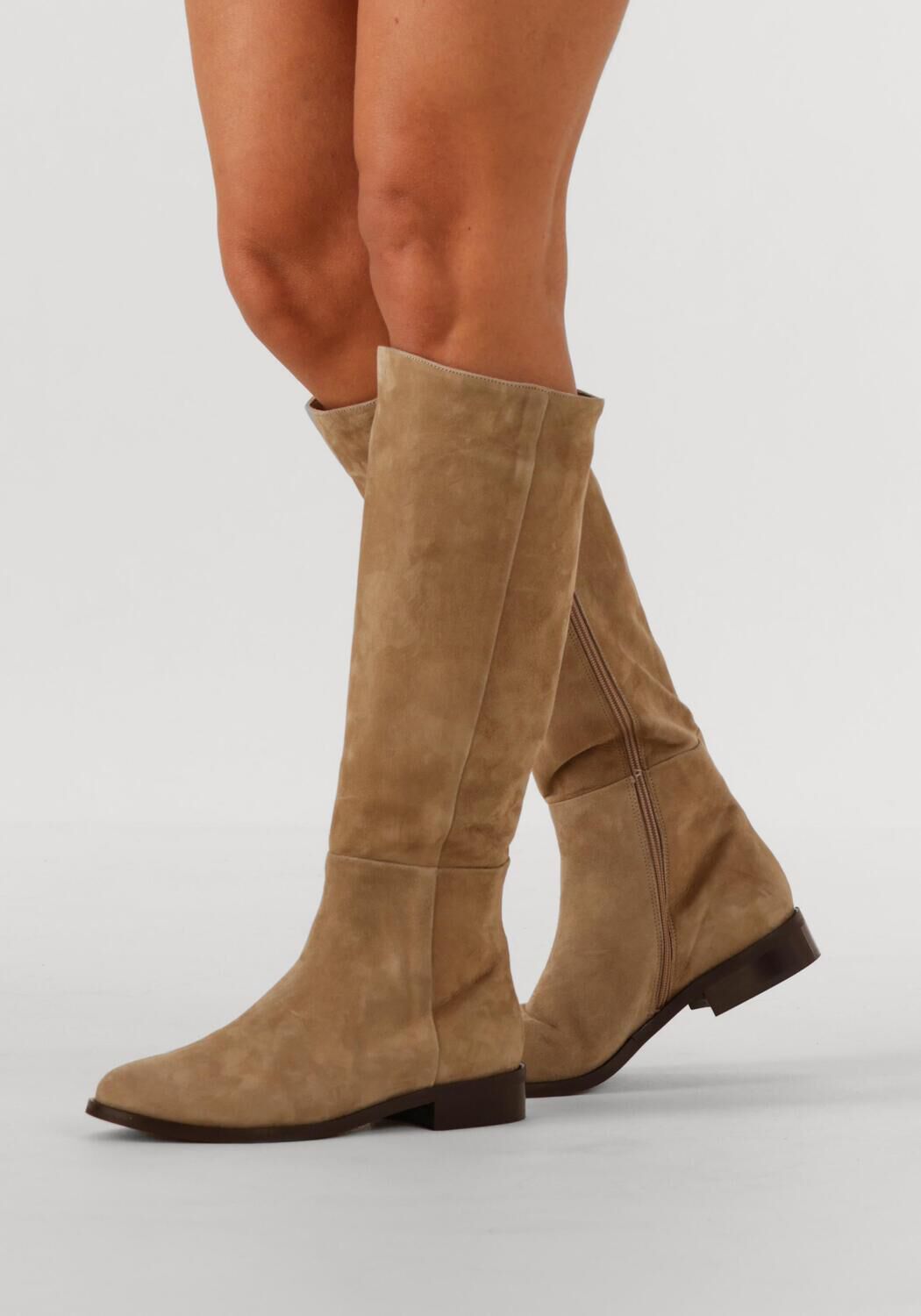 Taupe NOTRE-V Hohe Stiefel 3496 - large