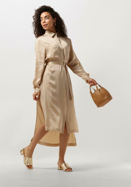 Goldfarbene SEMICOUTURE Midikleid FILLIPA DRESS - large