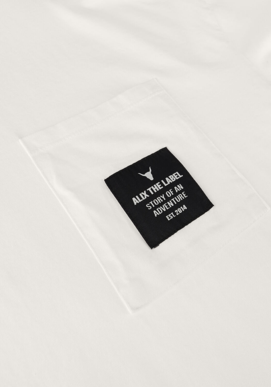 Wei&szlig;e ALIX THE LABEL T-shirt LADIES KNITTED LABEL T-SHIRT - large