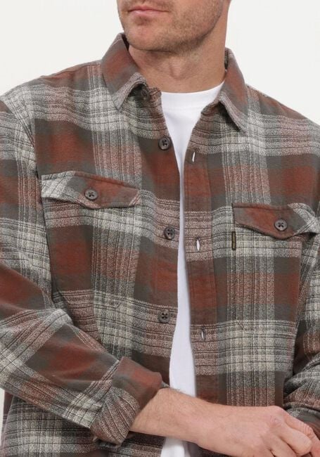 Braune PME LEGEND Overshirt LONG SLEEVE SHIRT SHADOW - large