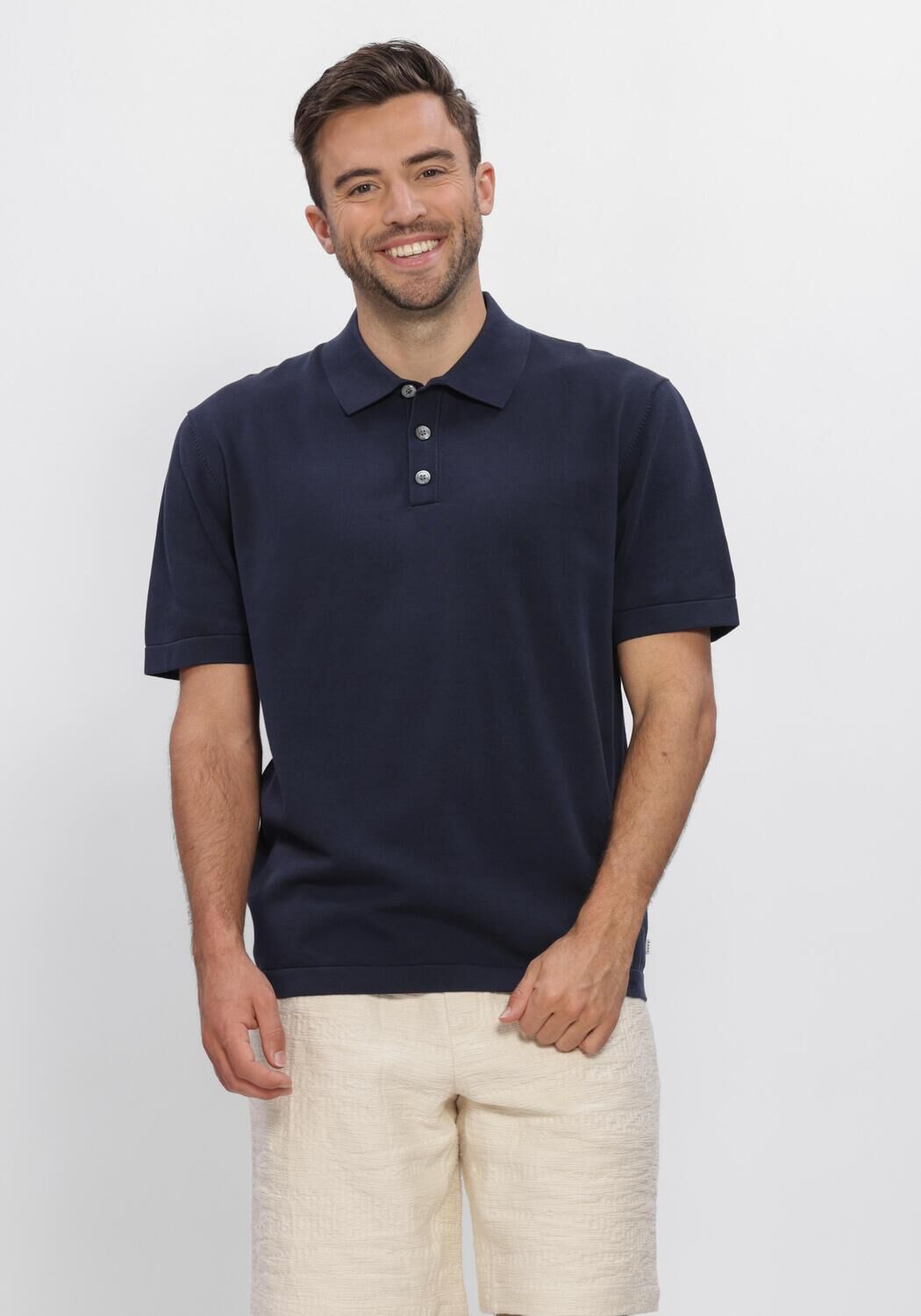 Dunkelblau JC RAGS Polo-Shirt POLO SS ALVIE - large