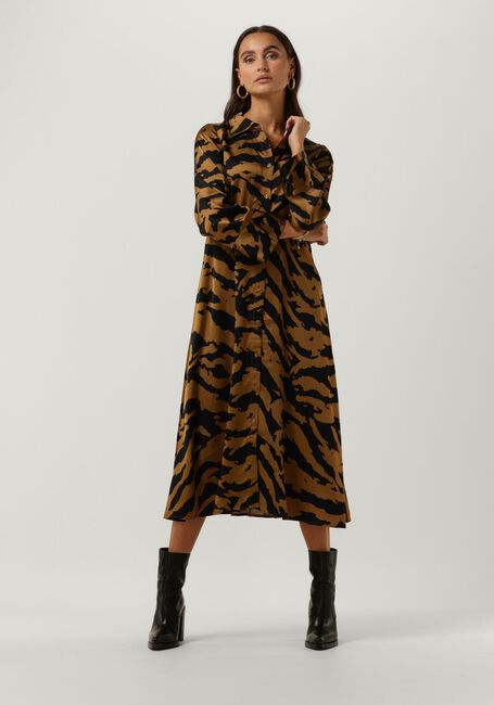 Braune MY ESSENTIAL WARDROBE Midikleid EVEMW LONG DRESS - large