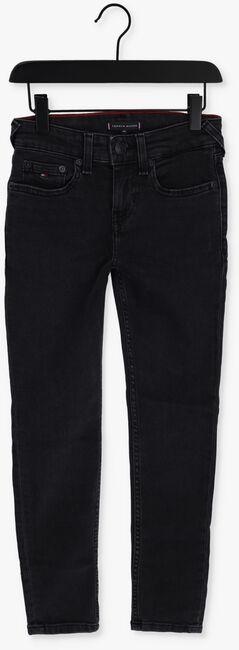 Schwarze TOMMY HILFIGER Skinny jeans SCANTON Y BLACK WATER REPELLENT - large