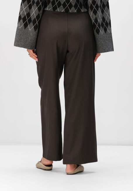 Braune NEO NOIR Weite Hose TILIAN STRUCTURE PANTS - large