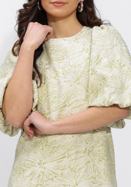 Gr&uuml;ne NOTRE-V Minikleid NV-HENDERIKA BROCADE DRESS - large
