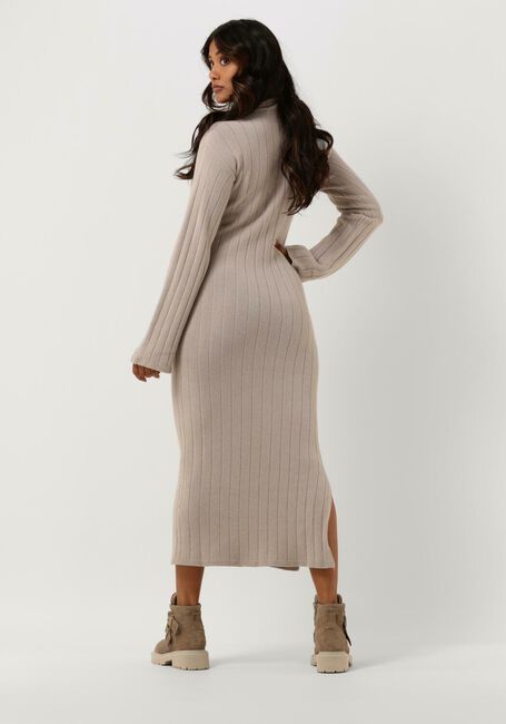 Beige SIMPLE Maxikleid FIDELE KNIT-VIS-22-3 - large
