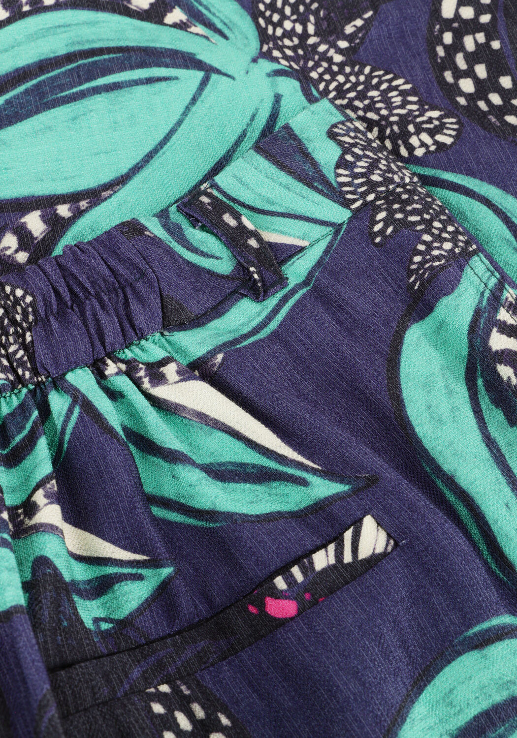 Blaue POM AMSTERDAM Weite Hose PANTS - DELICACY GREEN - large